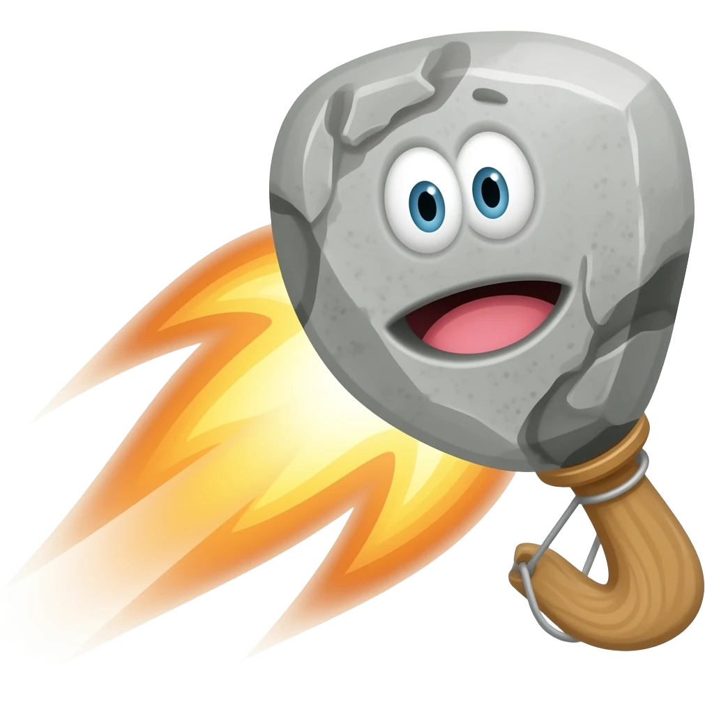 honda con una piedra con velocidad emoji