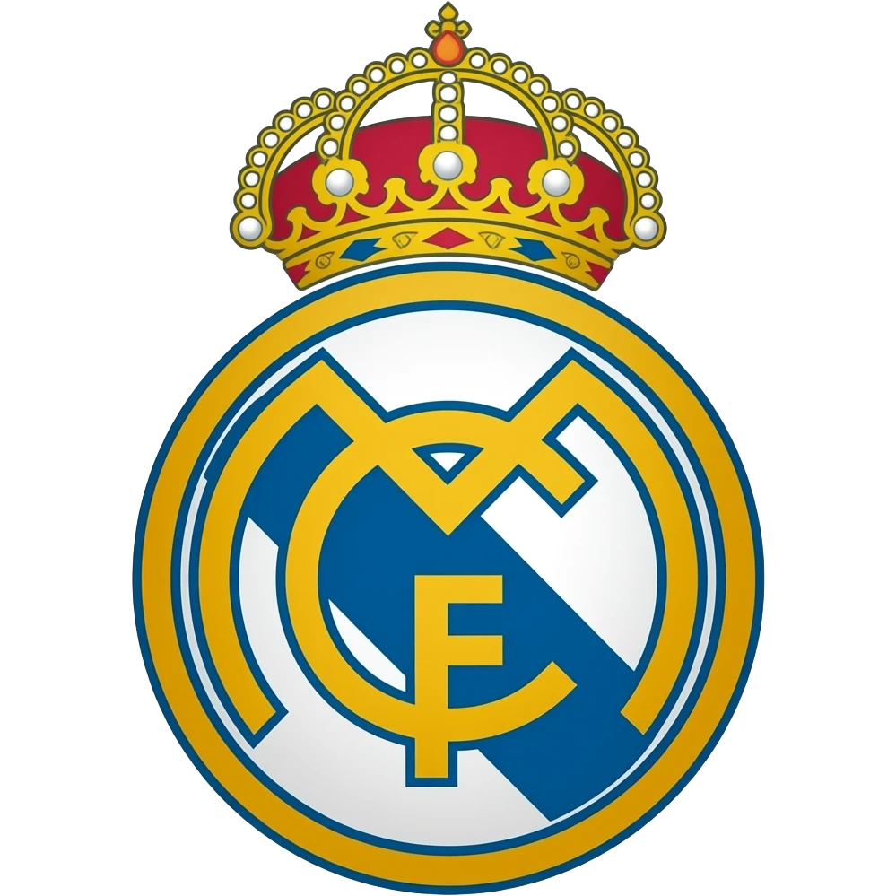 genérame un escudo del real madrid fc emoji