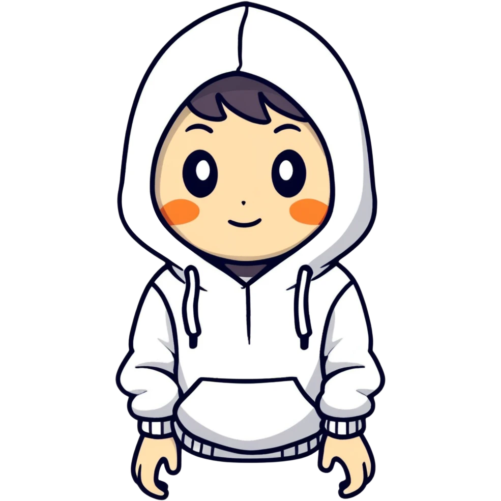 Dong wearing a hoodie  emoji