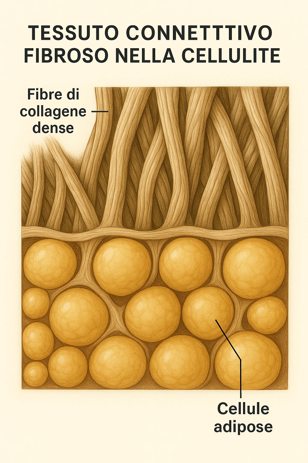 tessuto connettivo fibroso di cellulite in italiano emoji