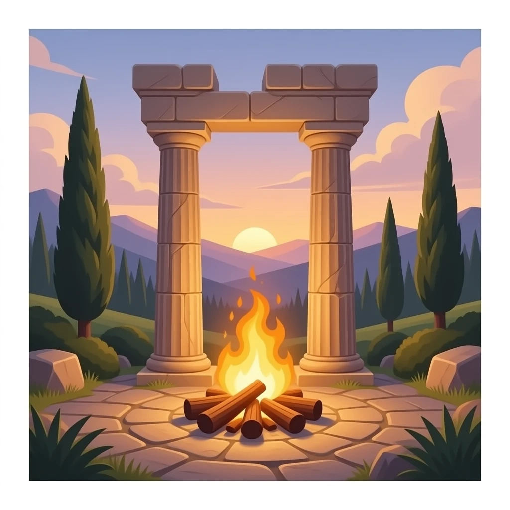 hearth, hestia inspired emoji