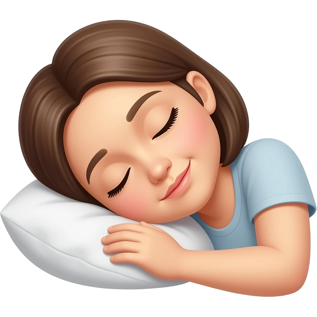 Mom sleeping emoji