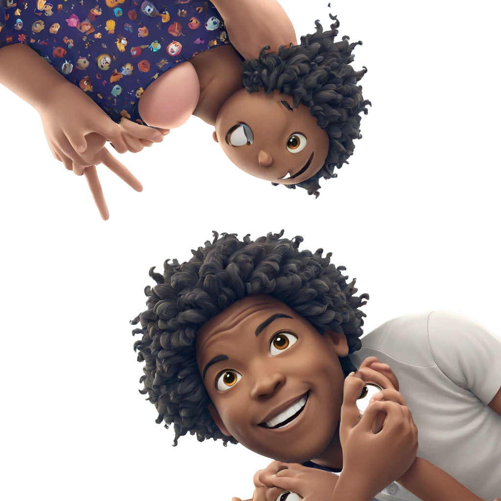 happy girl and boy moment emoji