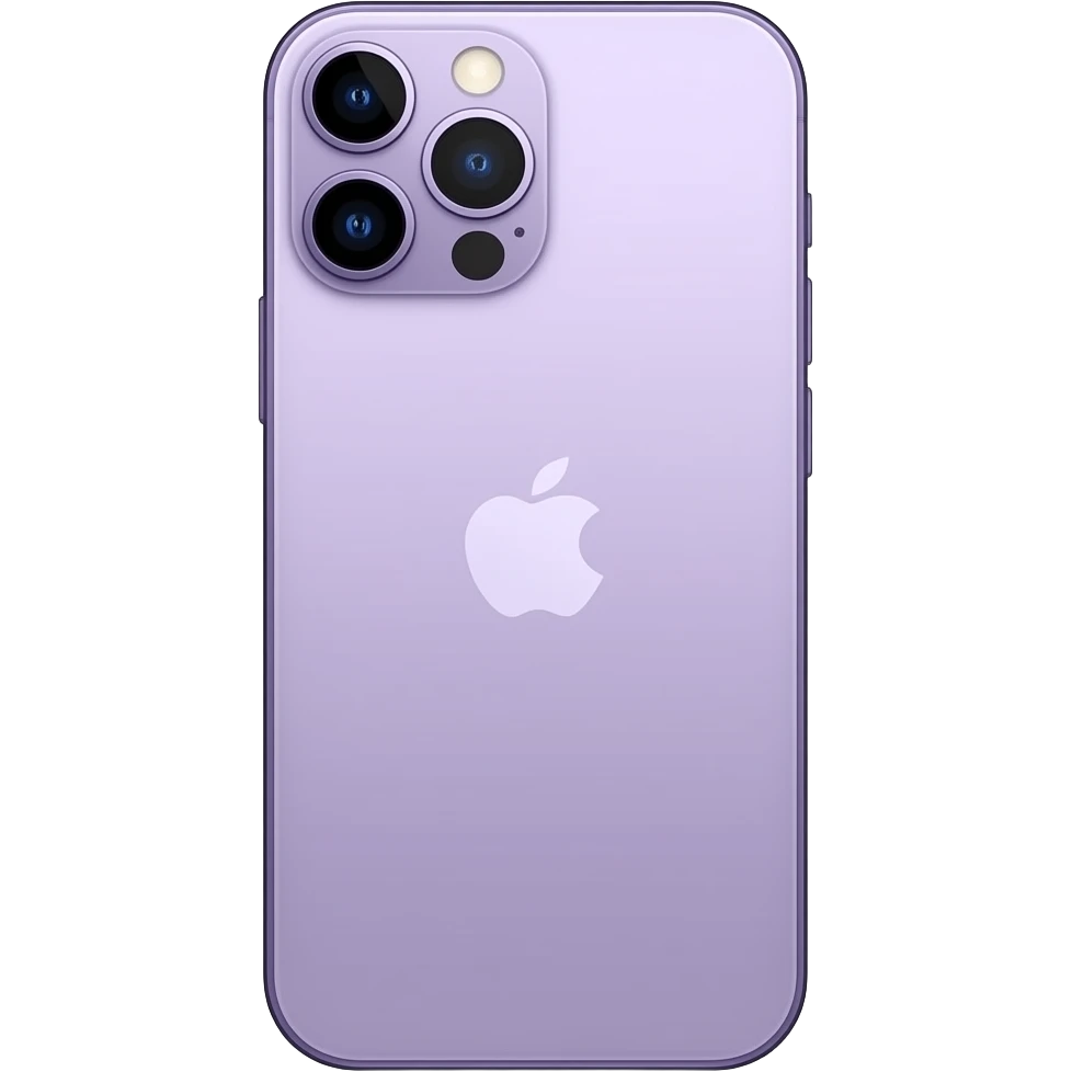 iPhone roxo claro fofinho emoji