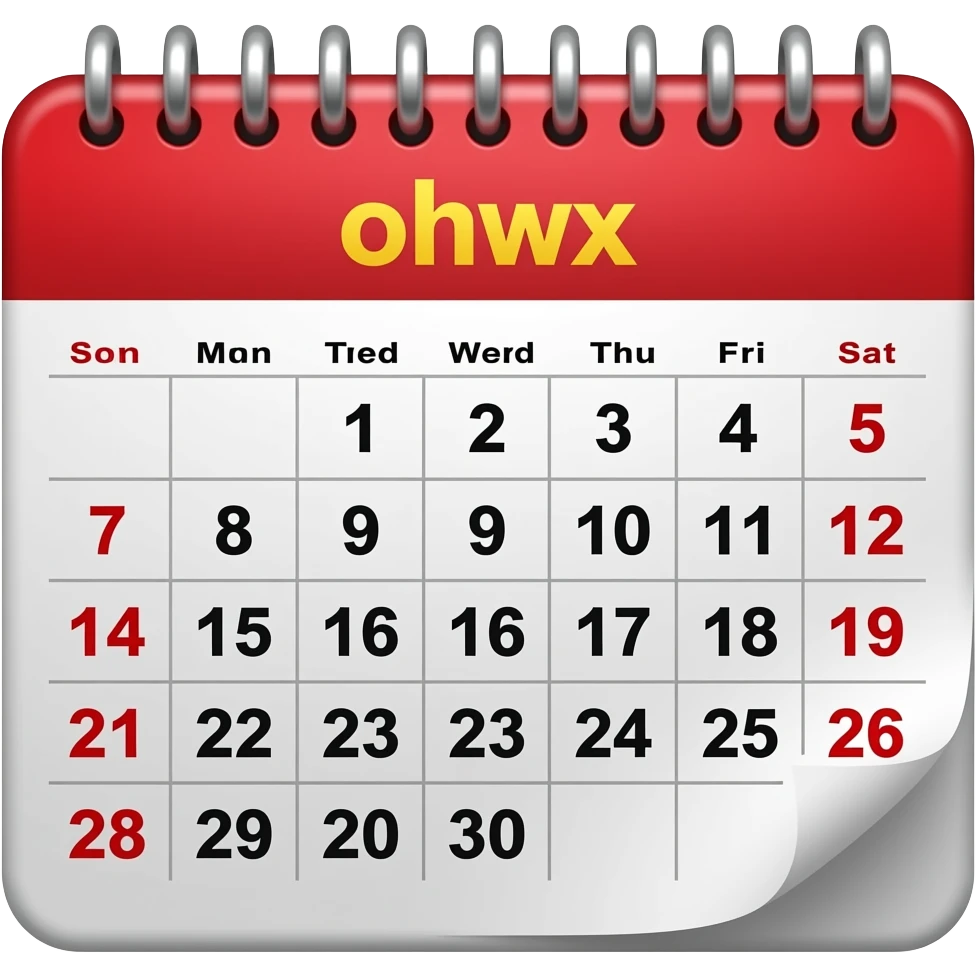 holiday calenar emoji