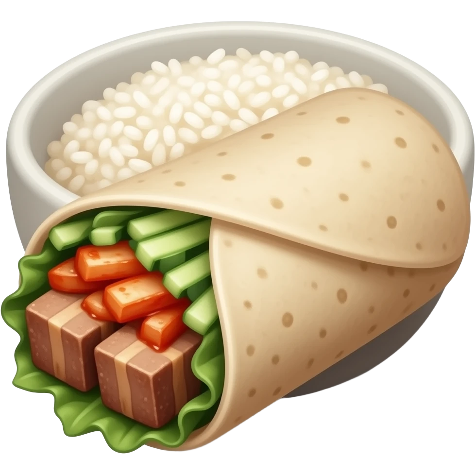 korean pork food bossam with kimchi emoji