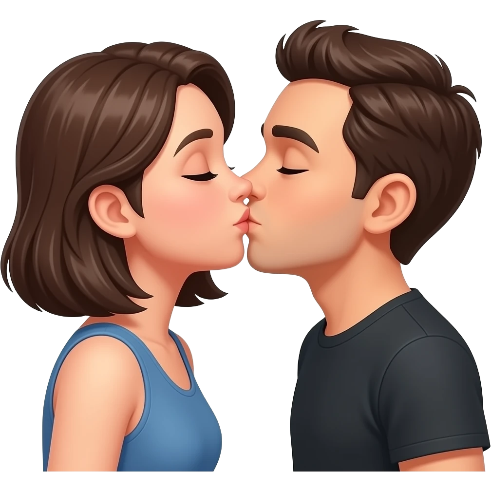 Make them kiss emoji