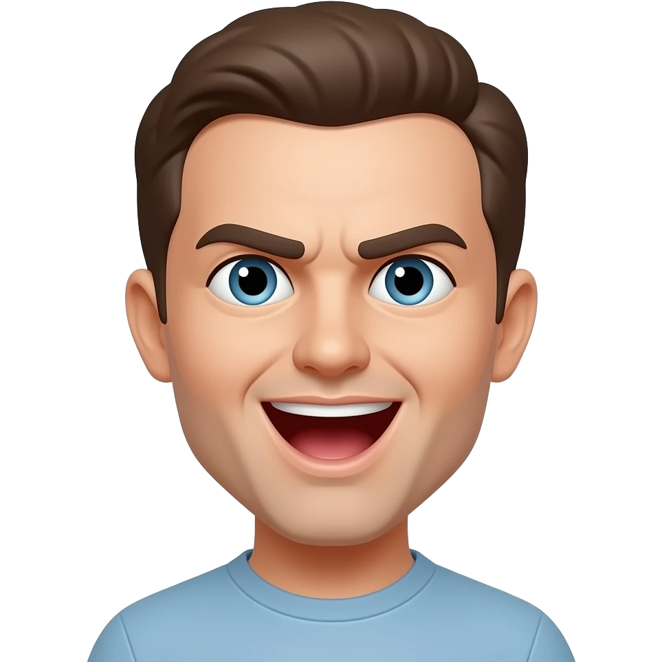 Raising the eyebrow up mouth openemoji emoji