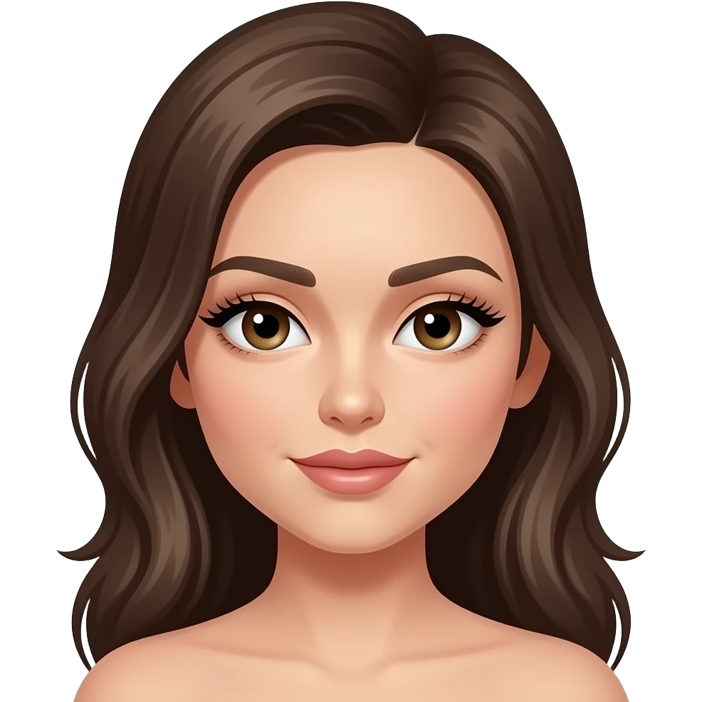 Quiero un emogi de whatsapp qie tenga pestañas largas elegantes emoji