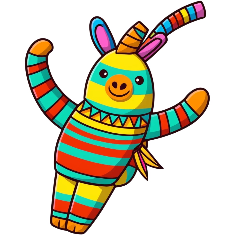 mexican pinata decoration emoji