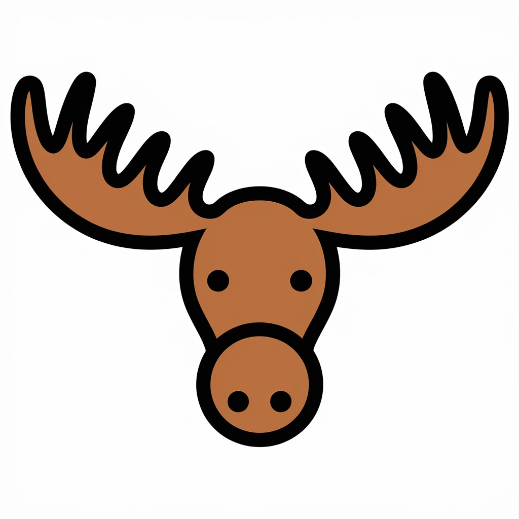 Moose icon  emoji