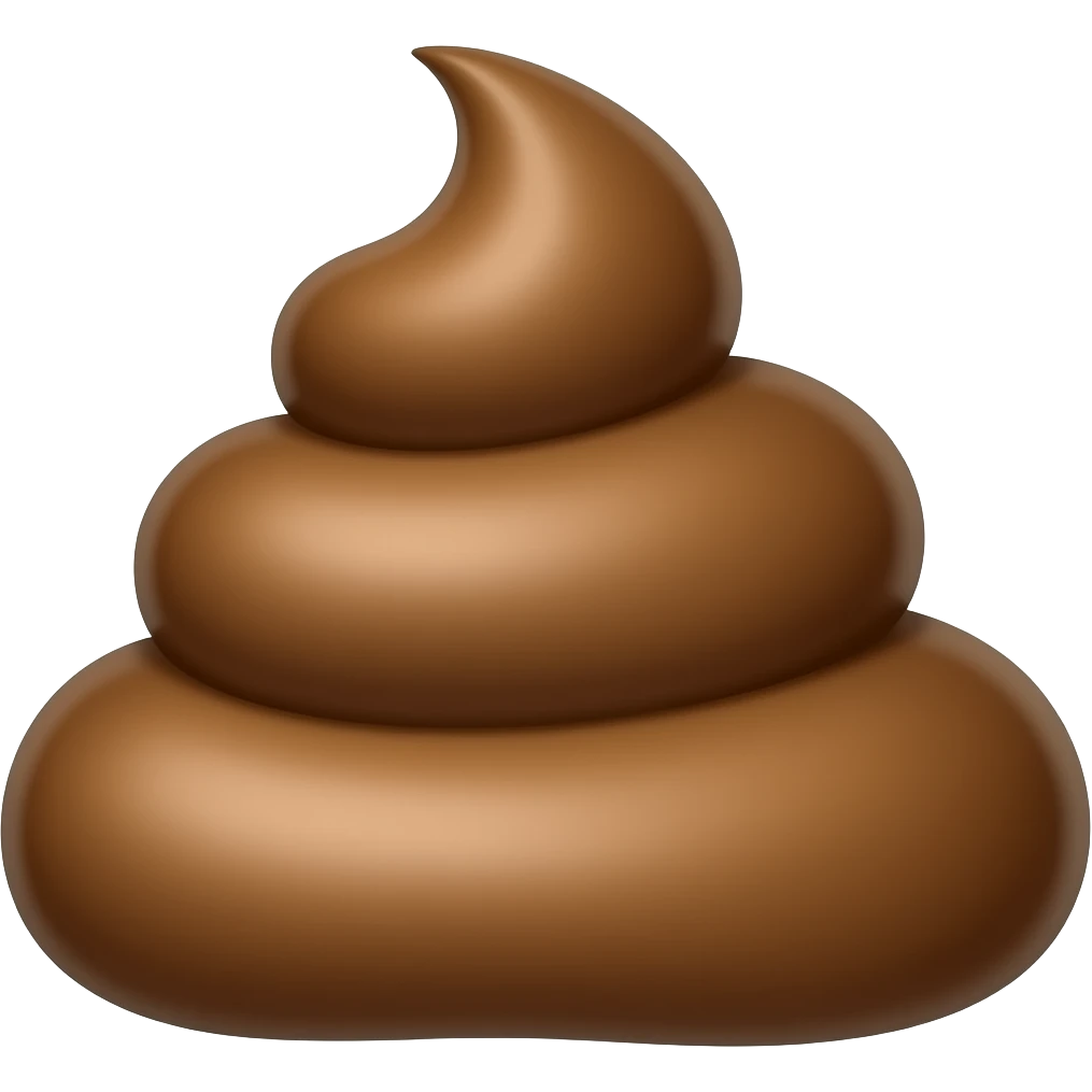 pile of poop with sideye emoji
