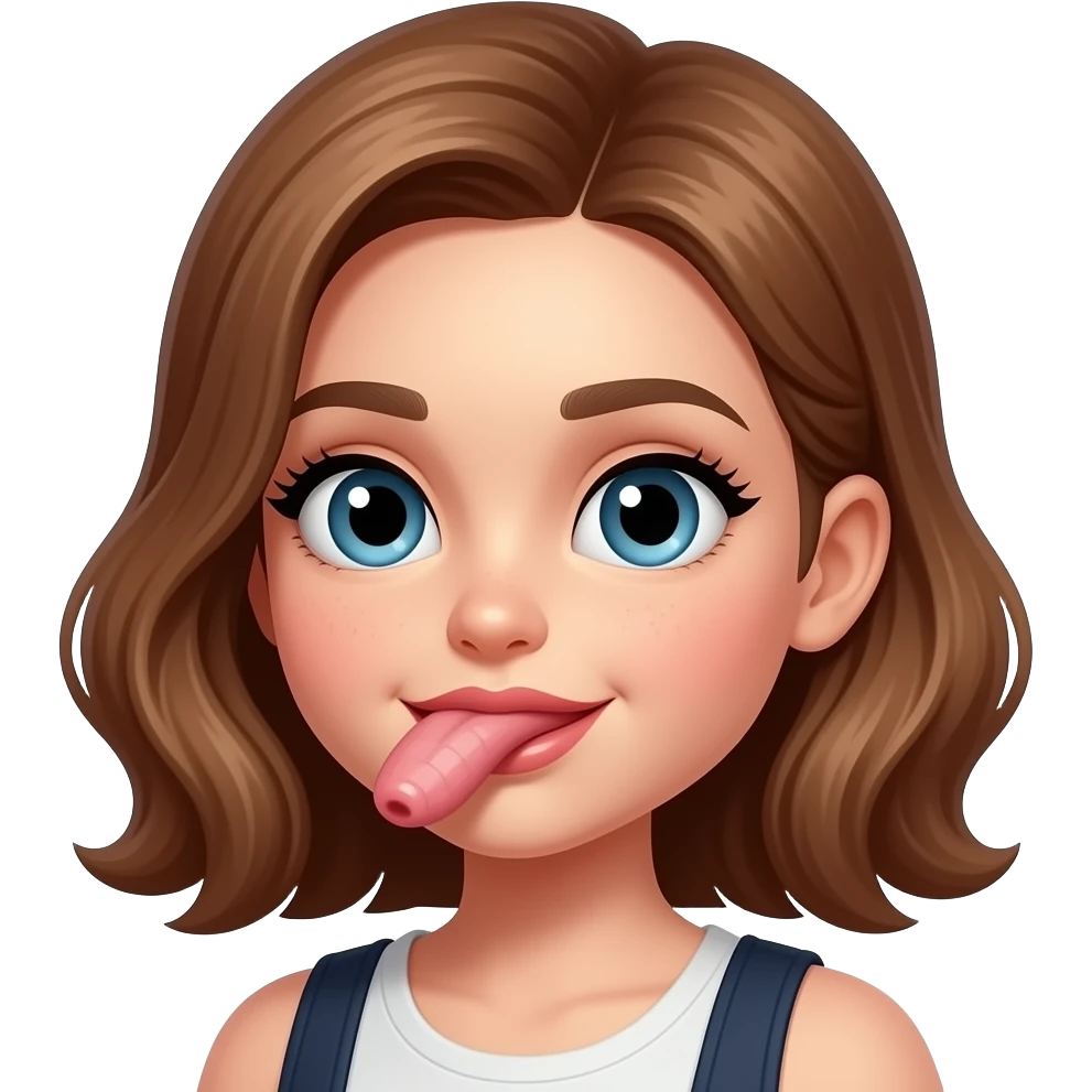 Girl sucking cock emoji