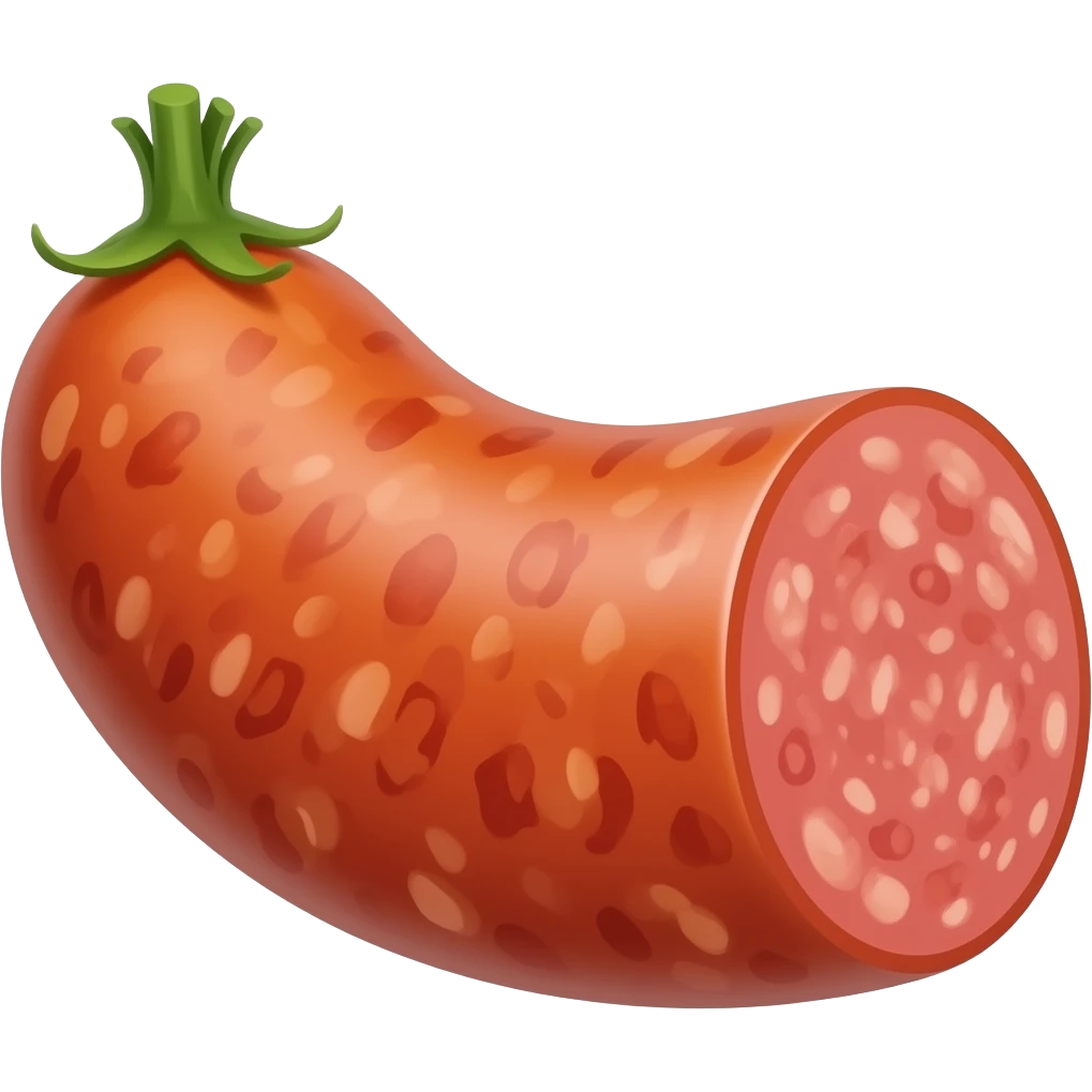 Une merguez emoji