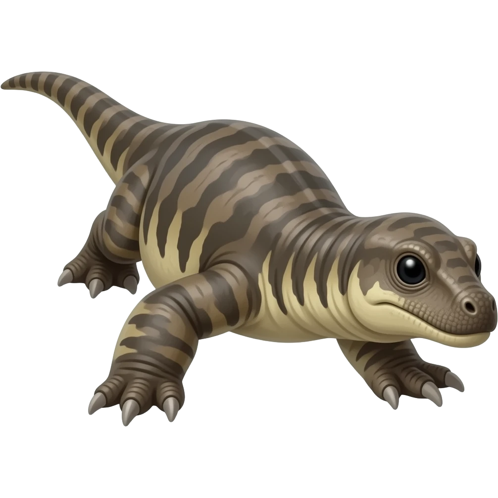 Un mosasaurio emoji
