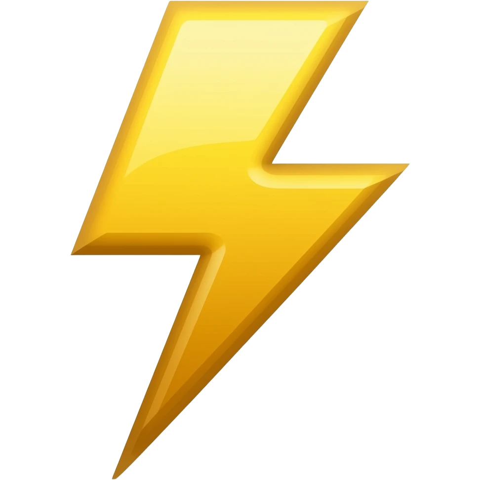 ⚡︎ emoji