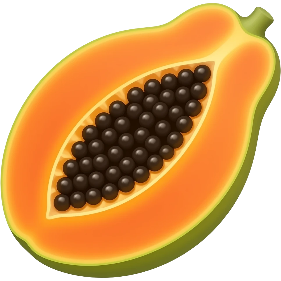 papaya emoji
