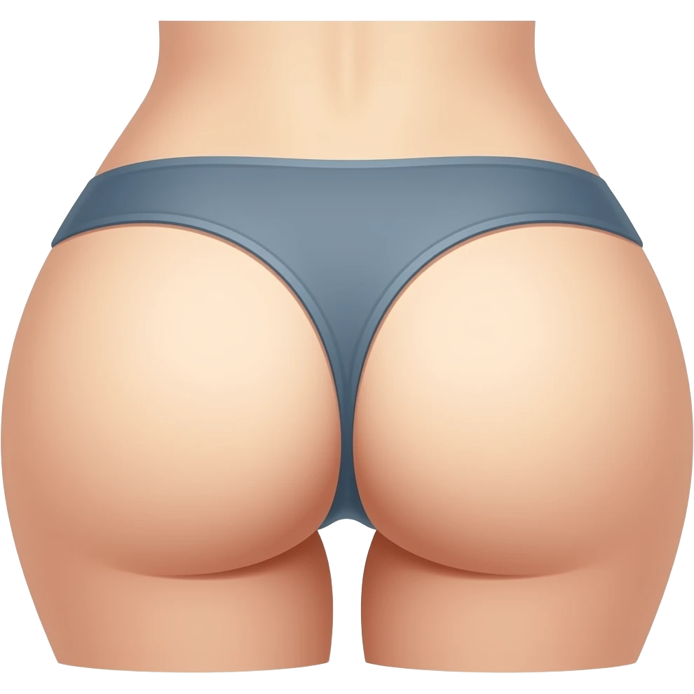 butt from the top looking down emoji