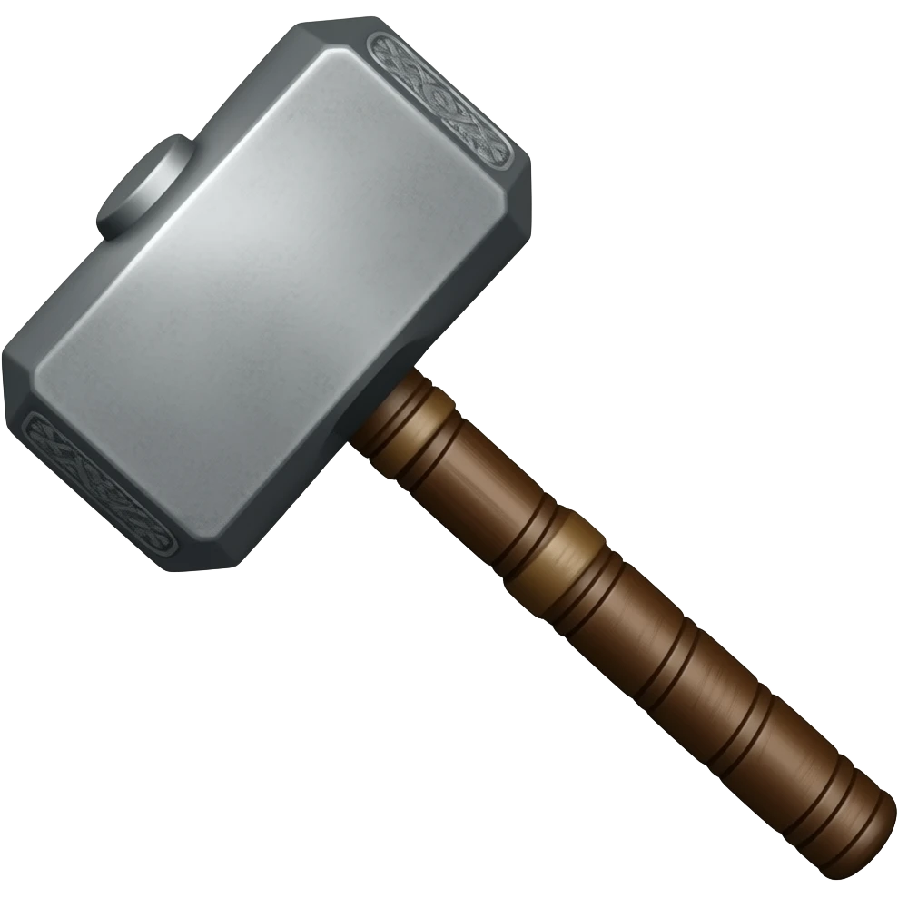 Strong maker hammer of thor emoji