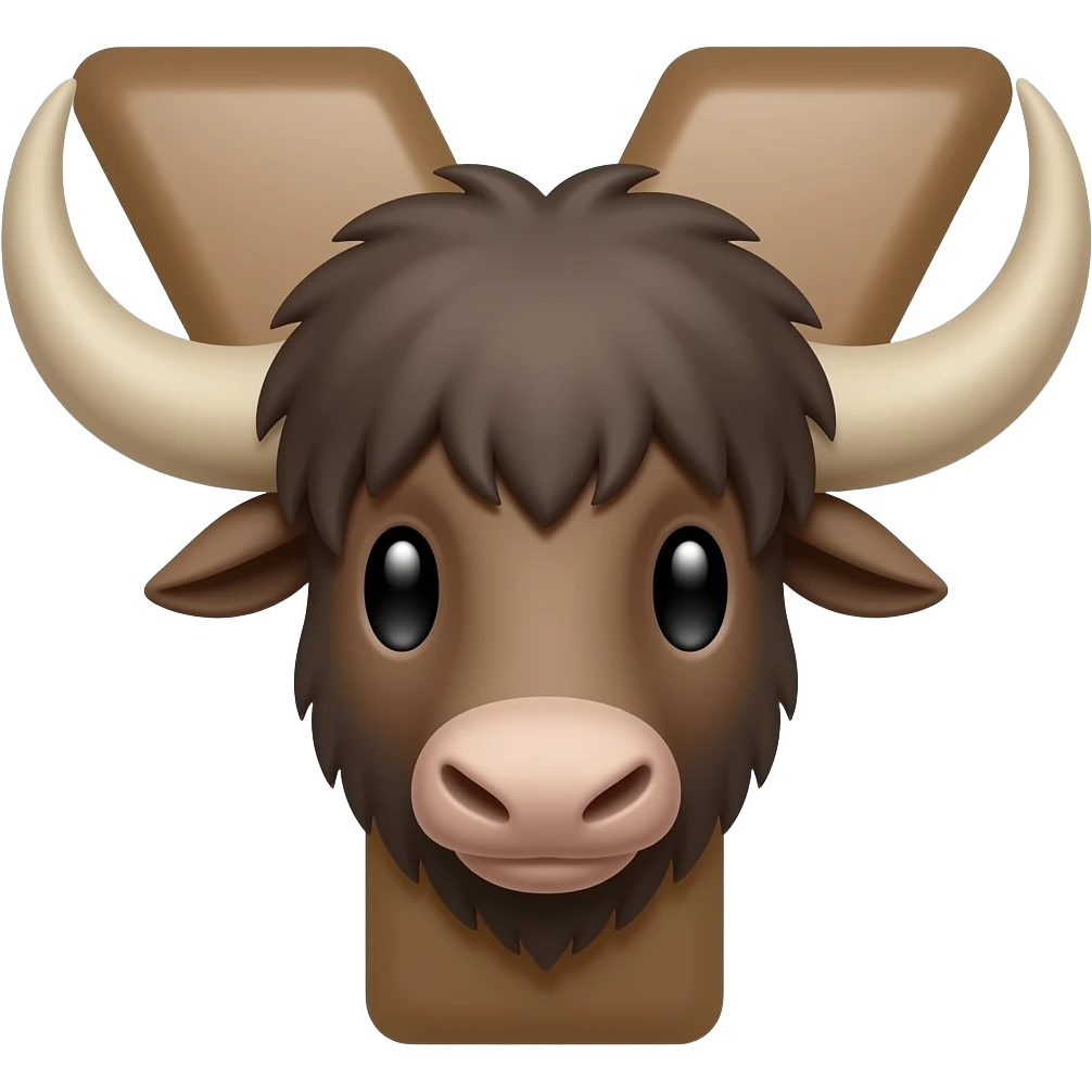 letter Y is for Yak emoji