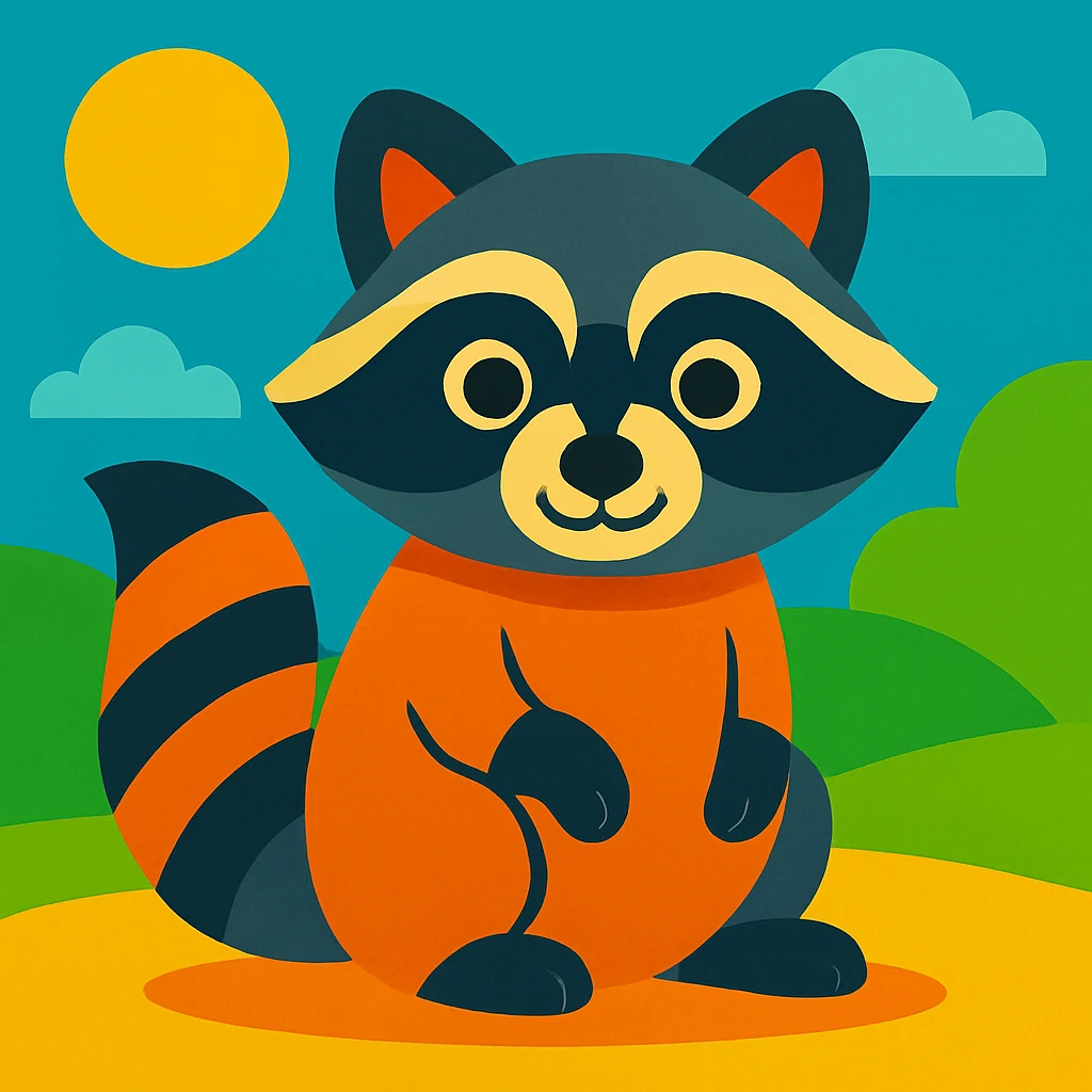 Raccoon emoji