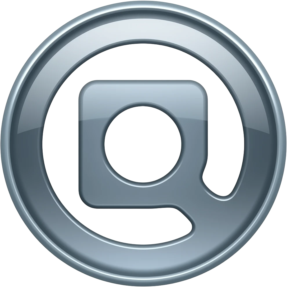 эмблема в виде круга, внутри которого расположен стилизованный квадрат с точкой или другим кольцом в центре. emoji