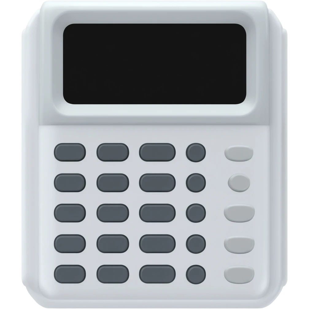 pin pad with a small black screen on top emoji