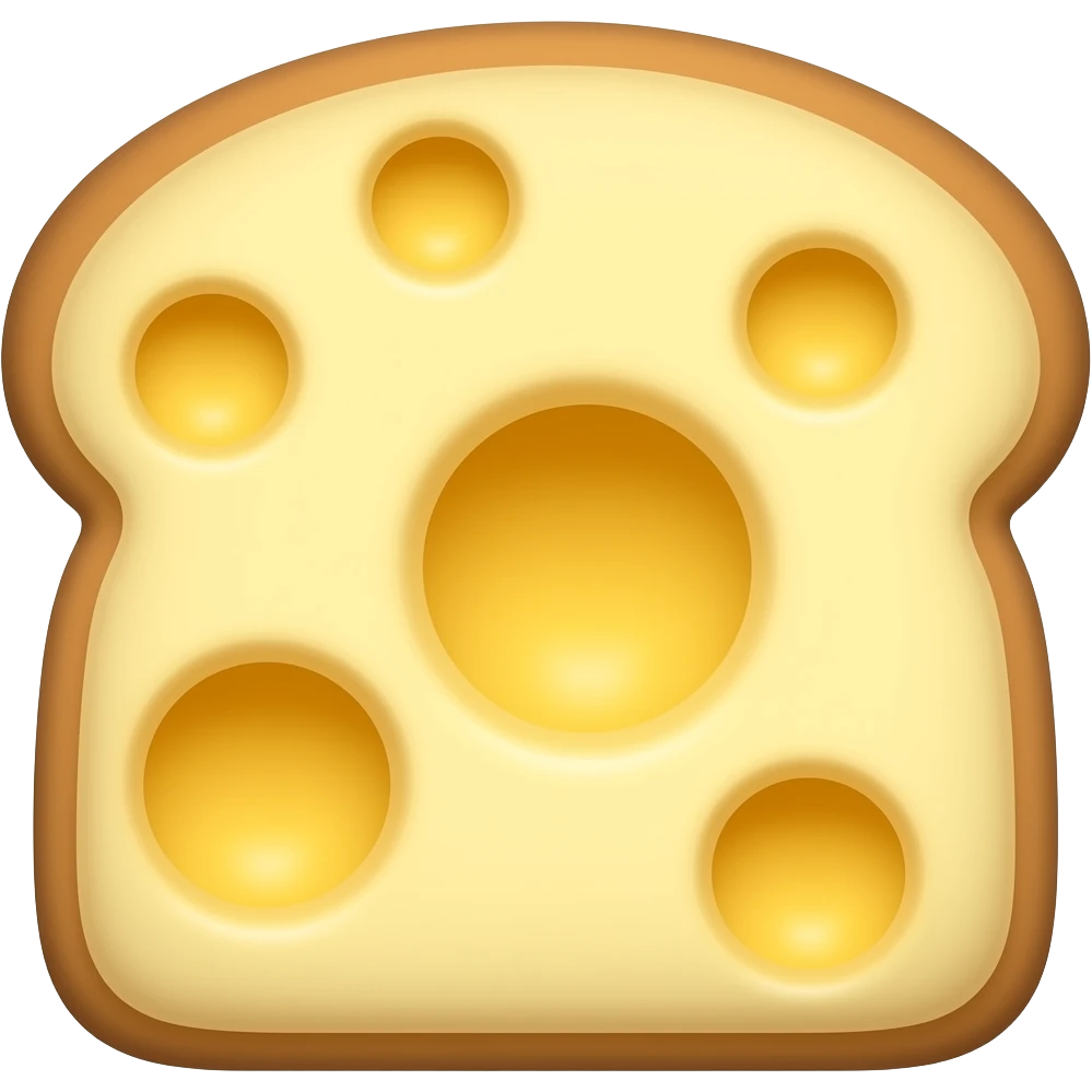 Ham cheese toast emoji