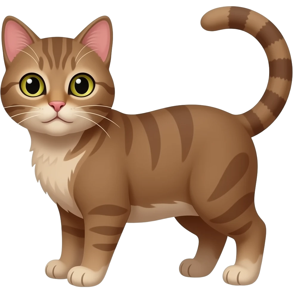 Brown cat emoji emoji