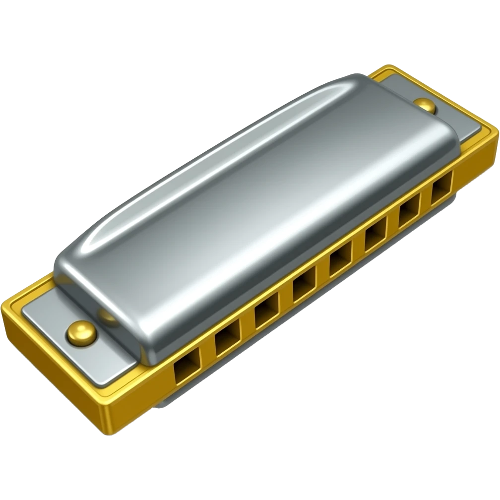 cool old harmonica emoji