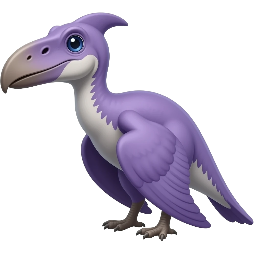 I won't oregnal purpule Pterodactyl emoji 2018 emoji