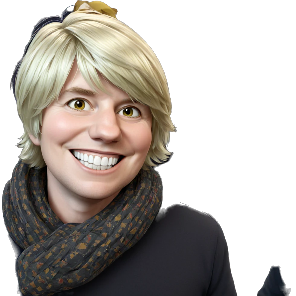 smiling boy with blonde hair emoji