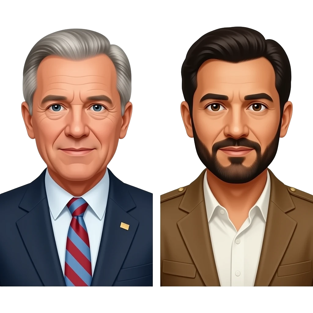 george bush with osama bin laden emoji