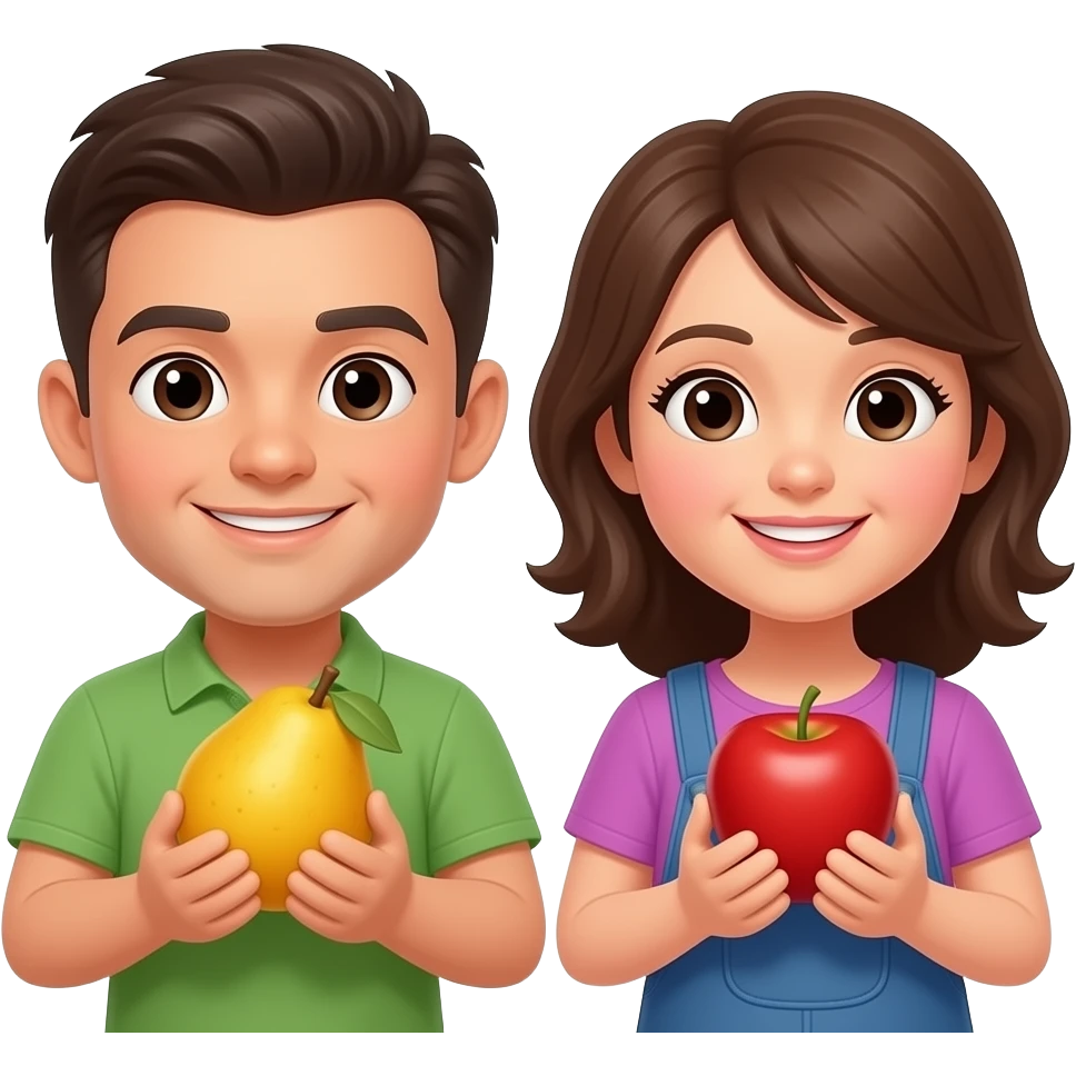 People with Fruits emoji