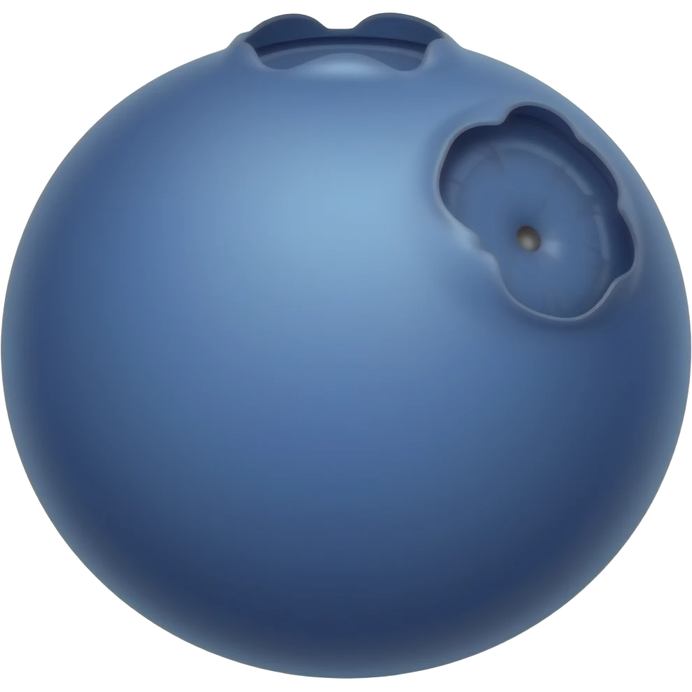 Blueberry belly fat emoji
