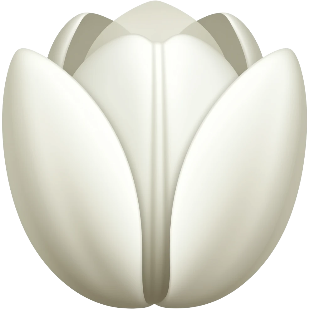 White tulip emoji