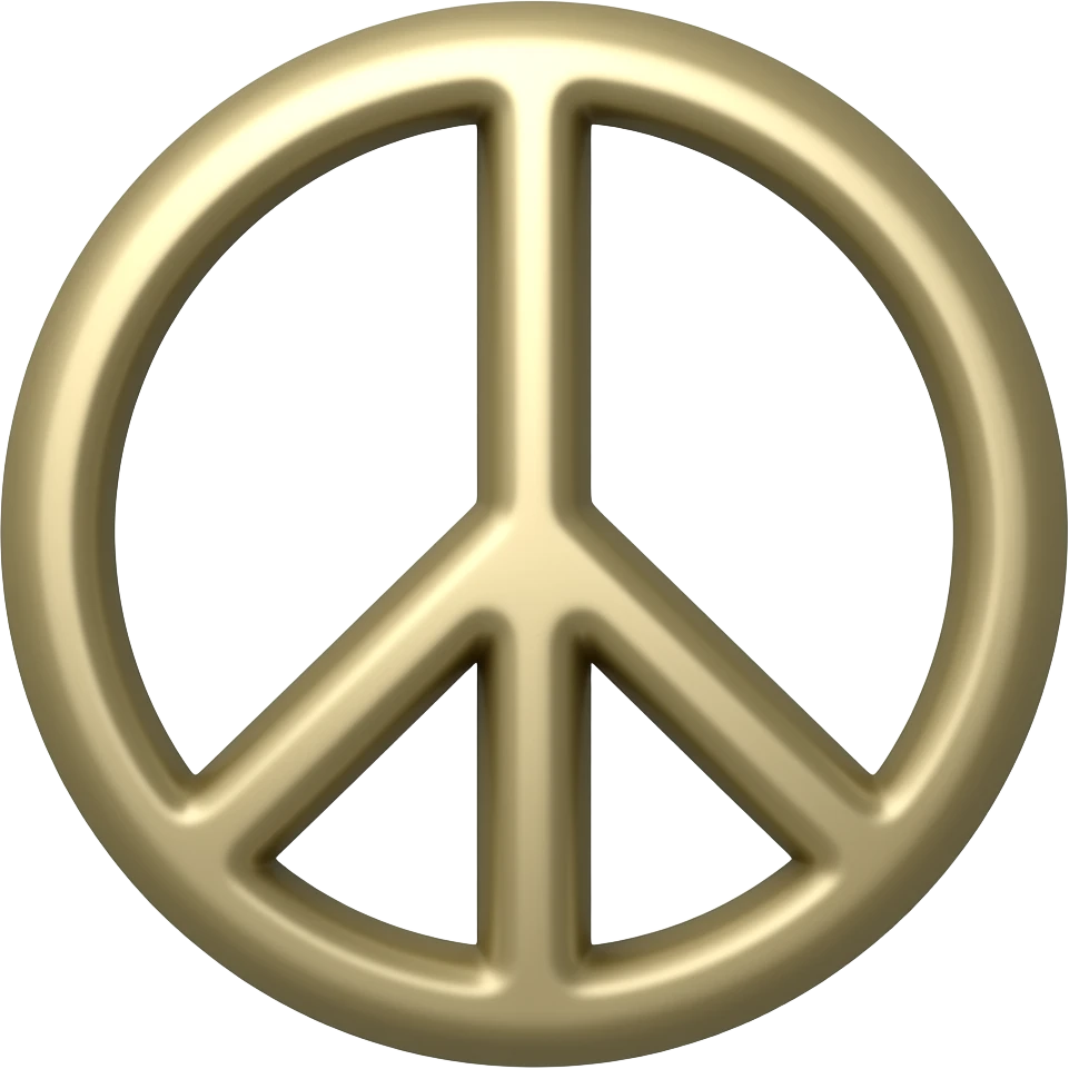 The cross hindu symbol for peace emoji