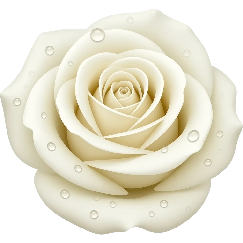 White rose emoji