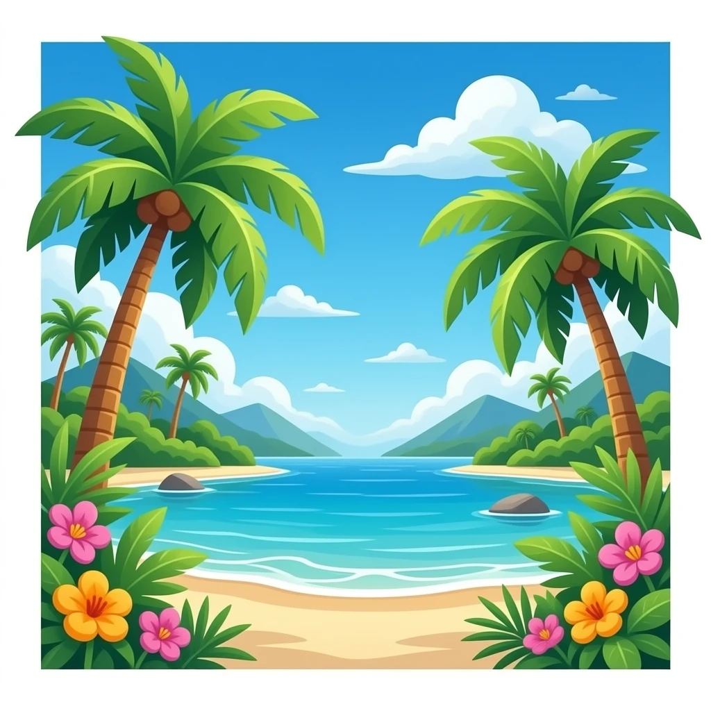 tropical paradise emoji