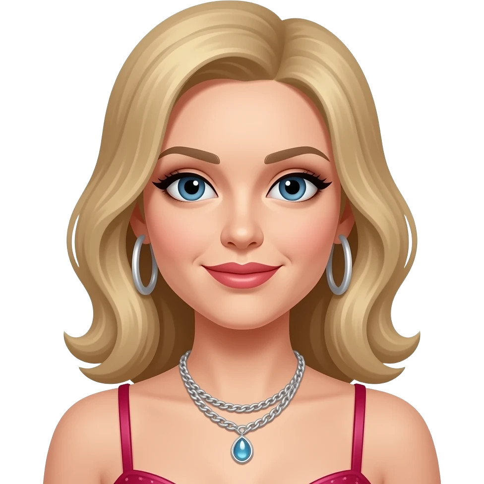 A stripper naked emoji