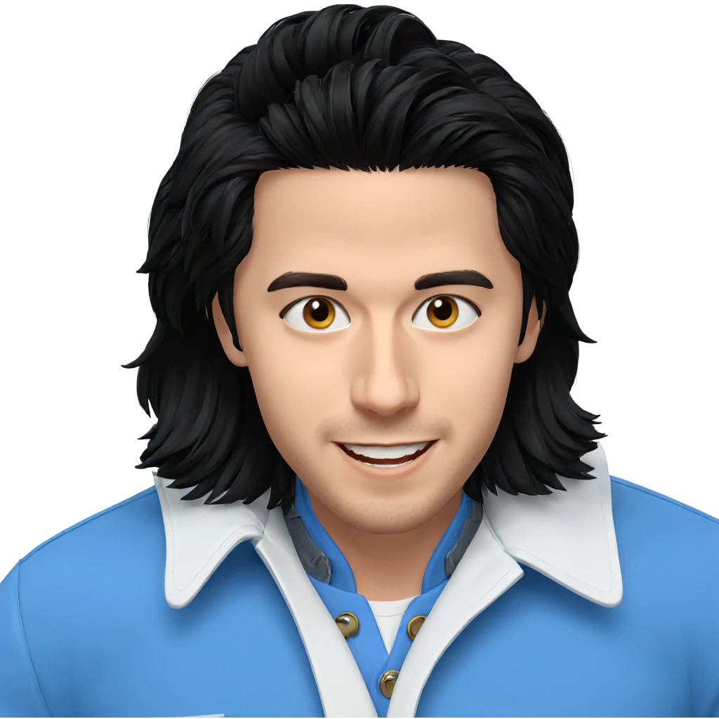 smiling boy on white background emoji