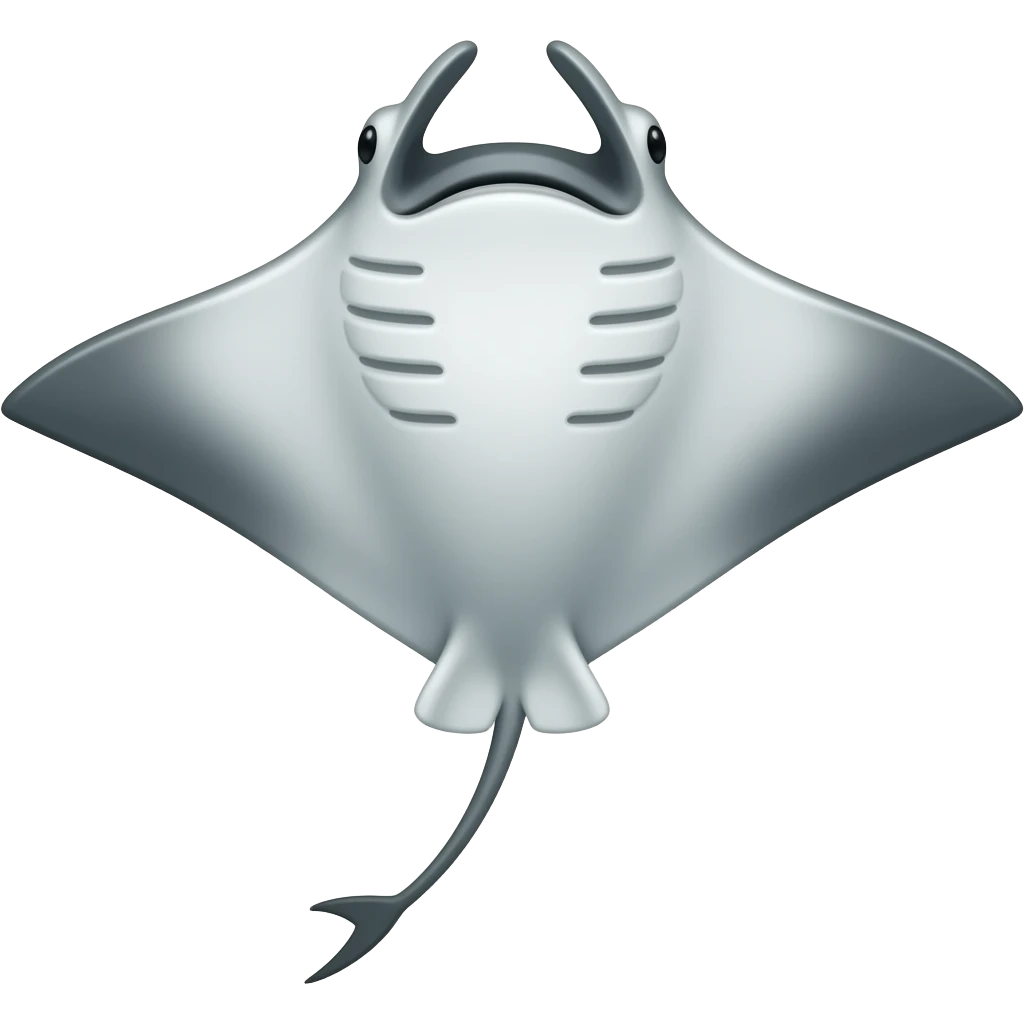 raie manta emoji