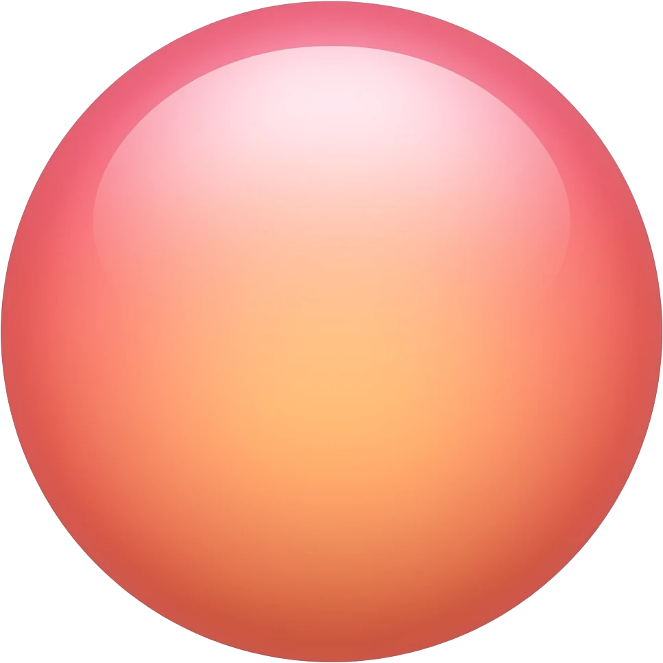 ✅ de couleur rose/orangé emoji