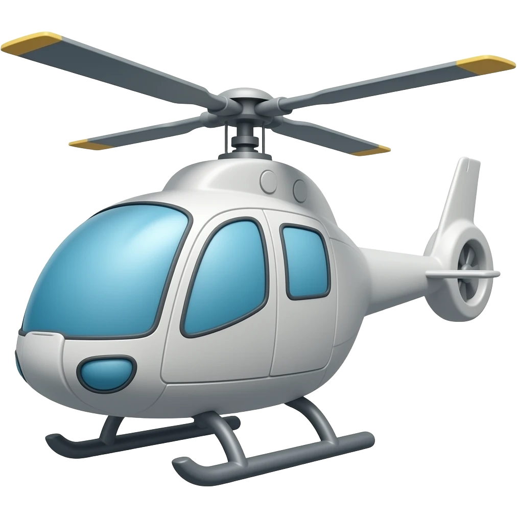 helicopter emoji