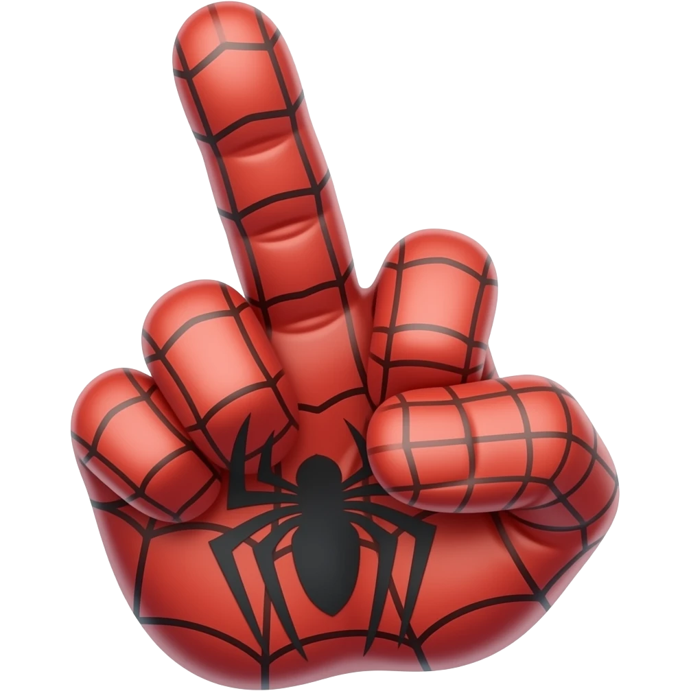 spider man hand sign emoji