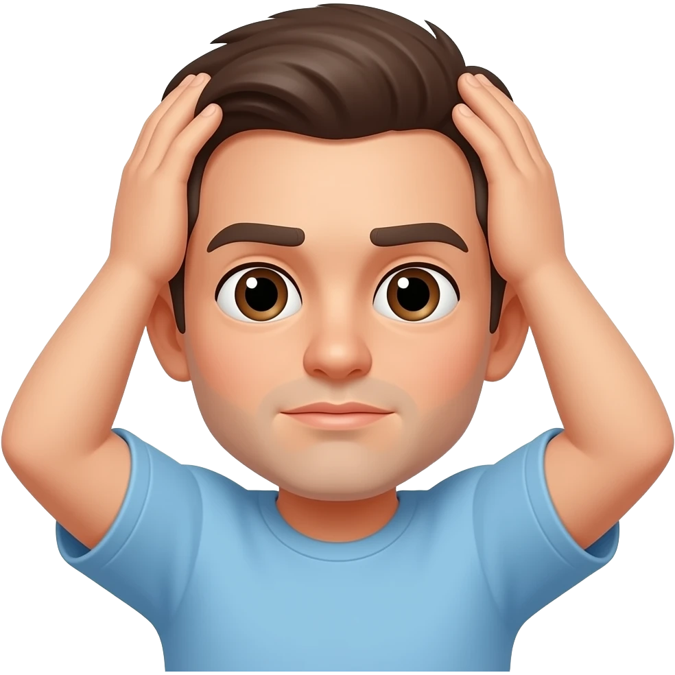 I've banged my head emoji