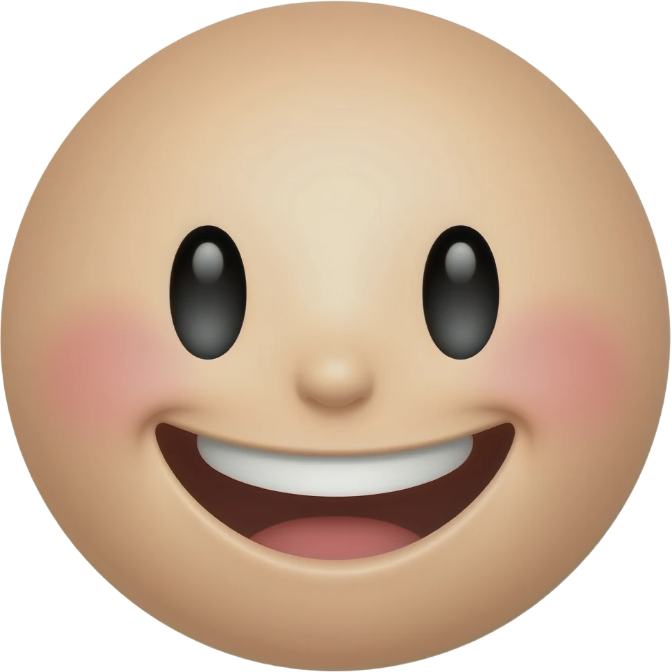 emogi com buchechas rosadas emoji