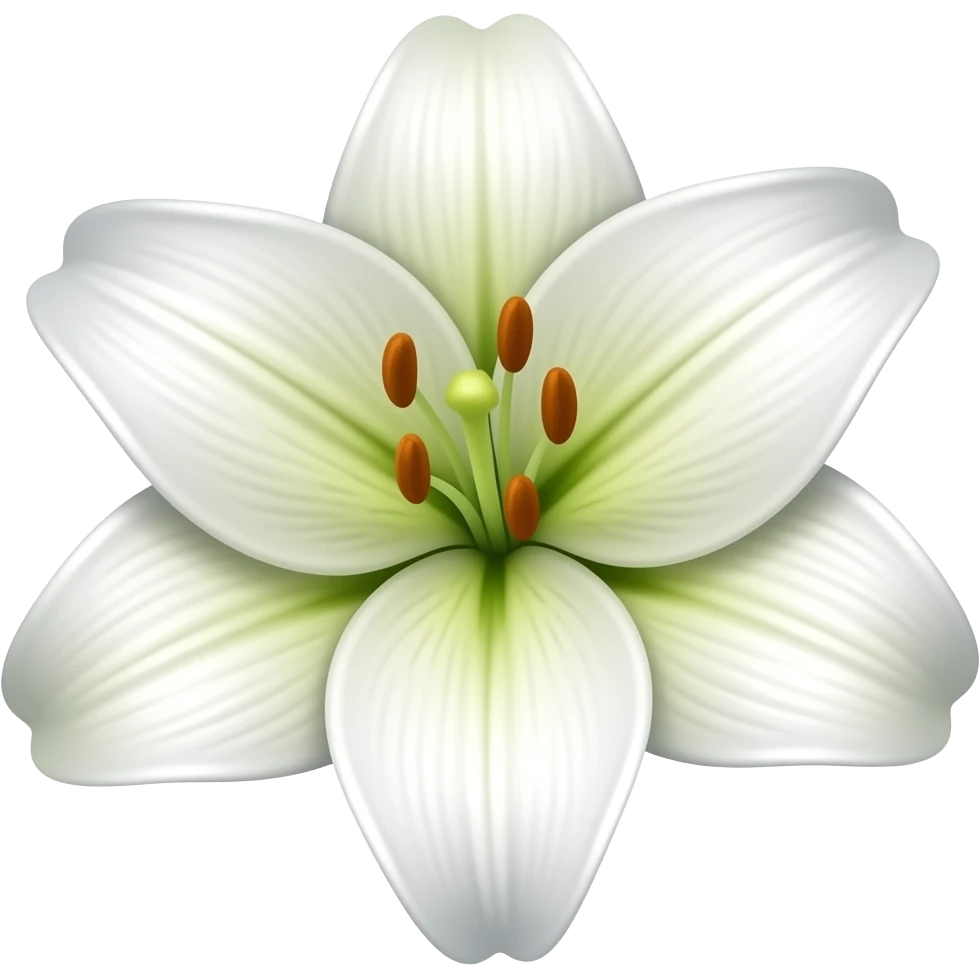 White lily emoji