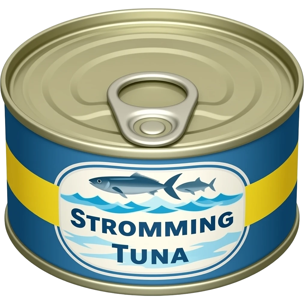 crea un emoji de lata de atun con este nombre surstromming? emoji