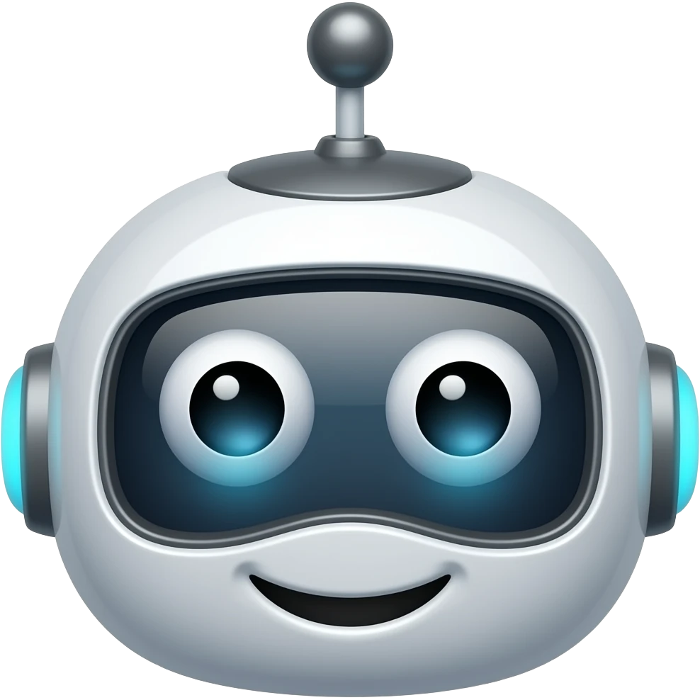 Could you please draw me a nice, cute, pixel-style emoji of a robot? emoji